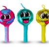18cm funny lollipop 3asst yellow, pink, blue (1243) pieces 18 x 1
