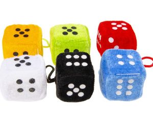 4 cm cube, 6 col. assorted (1285) pieces 72 x 0.48