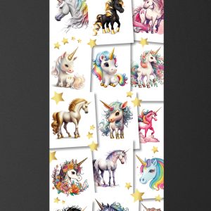 TATOO UNIKORN PIECES 300 X 0.20